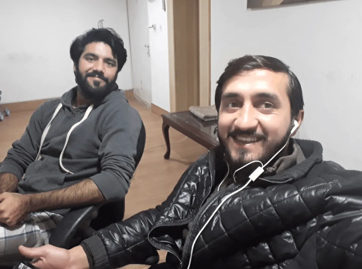 Abdul Mateen with Arslan Anwar