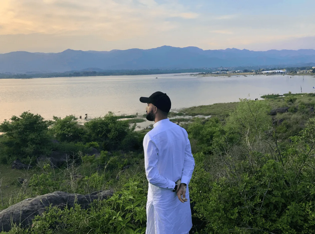 Abdul Mateen at Rawal Lake Islamabad