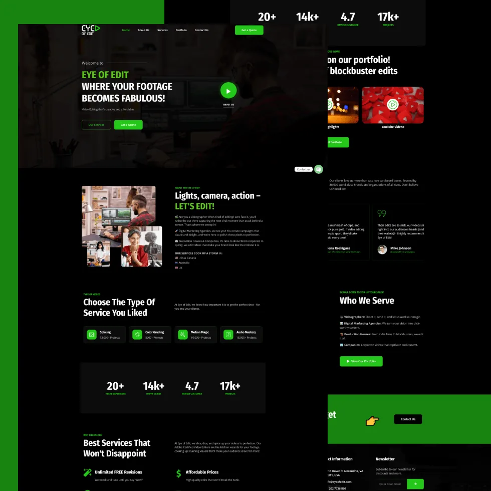 Eye of Edit website project