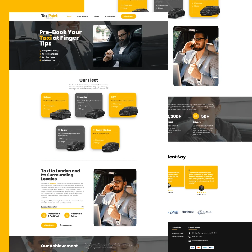The Taxi Point website project