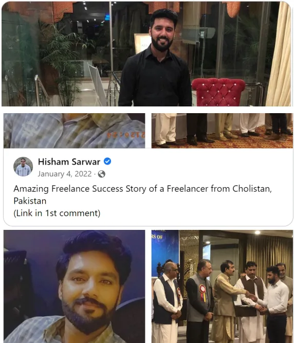 Freelance Hero Pakistan success story featuring Abdul Mateen